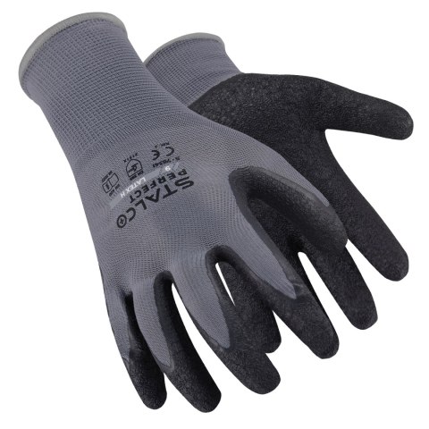 Rękawice poliestrowe LATEX H 8" STALCO PERFECT S-76339 Rękawice poliestrowe LATEX H 8" STALCO PERFECT S-76339