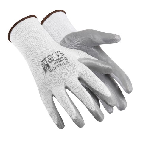 Rękawice poliestrowe S-NITRI 9" STALCO S-47357 Rękawice poliestrowe S-NITRI 9" STALCO S-47357