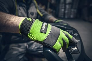 Rękawice syntetyczne HI-VIS GRIPPER