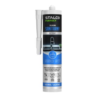 Silikon sanitarny biały 280ml STALCO PERFECT S-64797