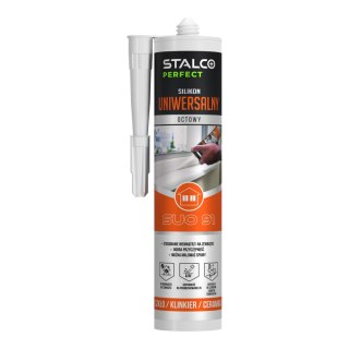 Silikon uniwersalny biały 280ml STALCO PERFECT S-64791