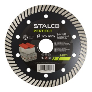 Tarcza diamentowa turbo 125mm STALCO PERFECT S-71971