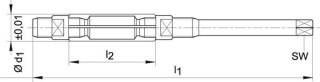 BECK Rozwiertak nastawny HSS, 7,2-8mm BECK