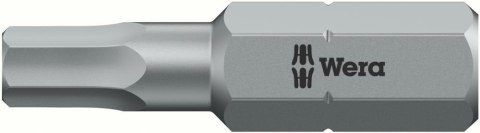 Wera Bit ciagliwo-twardy 1/4" DIN3126C6,3do srub z lbem z gniazdem 6-katnym 4x25mm Wera