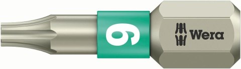 Wera Bit nierdzewny 1/4" DIN3126C6,3, do srub z gniazdem Torx 9x25mm Wera