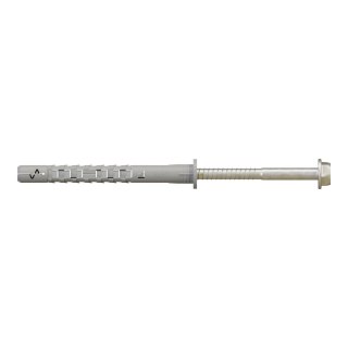 Kołek rozporowy ramowy wkręt A4/316 Hex 13/T40 TXKA4 10x100 nylon (100/1200) STALCO PERFECT TXKA410100