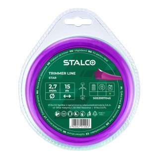 Żyłka tnąca gwiazdka Star 2,4mm x 90m STALCO S053997054