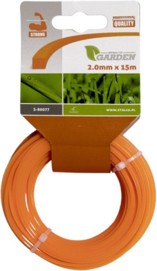 Żyłka tnąca kwadratowa 3,0mmx15m STALCO GARDEN S-80087