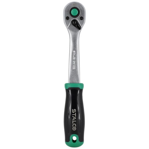 Grzechotka odgięta 3/8" 90 zębów 195mm STALCO S011154238 Grzechotka odgięta 3/8" 90 zębów 195mm STALCO S011154238