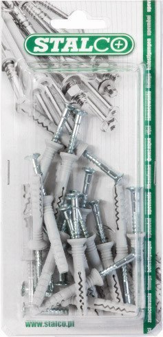 Kołek do szybkiego montażu z koł. BKSM-K-6x80 blister (11) STALCO BKSMK06080