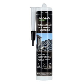 Uszczelniacz kauczukowy dekarski brązowy 280ml STALCO PERFECT S081464835