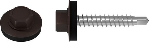 Wkręt farmerski FD-4,8x35 RAL 8017 (250/1/12) STALCO FD48358017 Wkręt farmerski FD-4,8x35 RAL 8017 (250/1/12) STALCO FD48358017