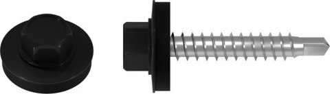Wkręt farmerski FD-4,8x60 RAL 9005 (100/1800) STALCO FD48609005 Wkręt farmerski FD-4,8x60 RAL 9005 (100/1800) STALCO FD48609005