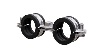 Obejma podwójna do rur z gumą bez zestawu montażowego ORPG-1" 31-36mm (20/100) STALCO ORPG100