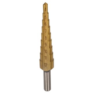 Wiertło ø 4-12 mm , Skok 1 mm , Uchwyt ø 6 mm