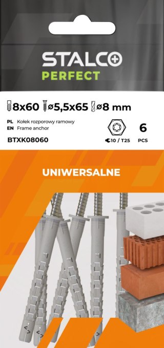 Klucz/Torx/T25 TXK 8x100 bag (6)