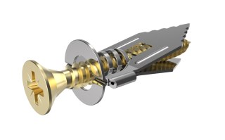Kotwa wbijana metalowa do ścian G-K z wkrętem 4x40 mm (100/1800) STALCO KWM304040