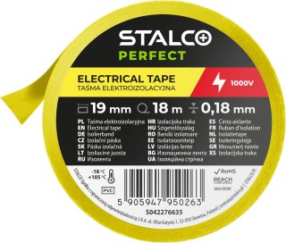 PVC 0,18 mm x 19 mm x 18 m żółty