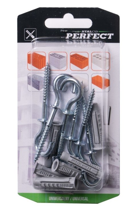 Śr. wiercenia: ø6mm , hak: ø4,0x36mm 6szt Śr. wiercenia: ø6mm , hak: ø4,0x36mm 6szt