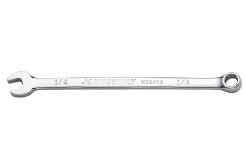 Jonnesway Klucz płasko-oczkowy calowy 12-kątny długi 1/4" W26406 Jonnesway Klucz płasko-oczkowy calowy 12-kątny długi 1/4" W26406