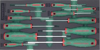 Jonnesway Zestaw 12szt. wkrętaków TORX we wkładce EVA D71T112KV