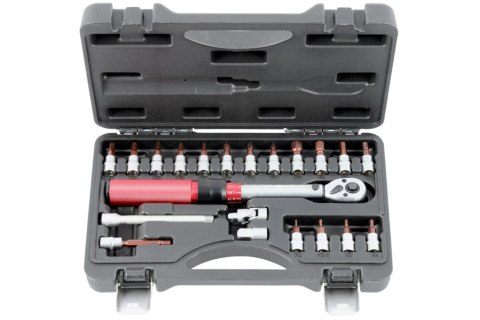Quatros Klucz dynamometryczny 5-25Nm z zestawem bitów 1/4" QS59001