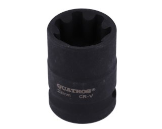 Quatros Nasadka 1/2" 22mm 7-kątna do zacisków hamulcowych QS70022