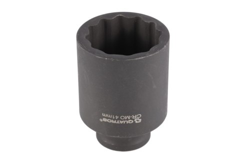 Quatros Nasadka udarowa długa 1/2" 12-kątna 41mm QS54364 Quatros Nasadka udarowa długa 1/2" 12-kątna 41mm QS54364