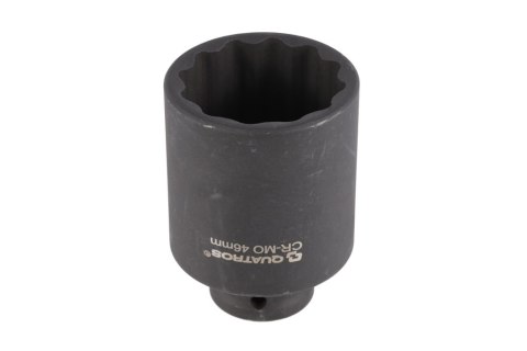 Quatros Nasadka udarowa długa 1/2" 12-kątna 46mm QS54365 Quatros Nasadka udarowa długa 1/2" 12-kątna 46mm QS54365