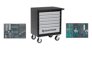 Quatros Wózek 6-szufladowy QS17062 z zestawem 120szt. narzędzi QS17062-120KV