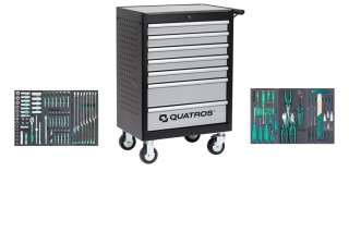 Quatros Wózek 7-szufladowy QS17073 z zestawem 120szt. narzędzi QS17073-120KV