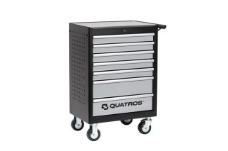 Quatros Wózek narzędziowy 7-szufladowy z blatem ze stali nierdzewnej QS17073