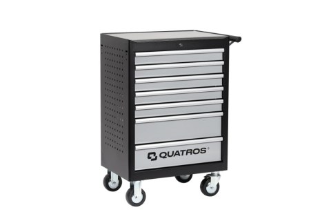Quatros Wózek narzędziowy 7-szufladowy z blatem ze stali nierdzewnej QS17073 Quatros Wózek narzędziowy 7-szufladowy z blatem ze stali nierdzewnej QS17073