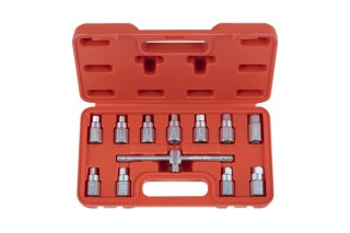 Quatros Zestaw 12szt. kluczy do korka oleju 3/8" QS60500