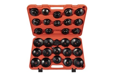 Quatros Zestaw 30szt. kluczy nasadowych do filtrów oleju QS60038 Quatros Zestaw 30szt. kluczy nasadowych do filtrów oleju QS60038
