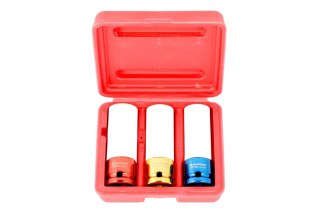 Quatros Zestaw 3szt. nasadek do felg ALU 1/2" 17, 19, 21mm QS90801