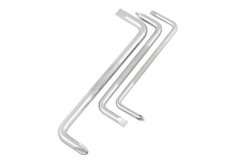 Quatros Zestaw 3szt. wkrętaków wygiętych QS51216 Quatros Zestaw 3szt. wkrętaków wygiętych QS51216