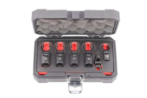 Quatros Zestaw 6szt. kluczy 3/8" przegubowych oczkowych otwartych QS50634 Quatros Zestaw 6szt. kluczy 3/8" przegubowych oczkowych otwartych QS50634