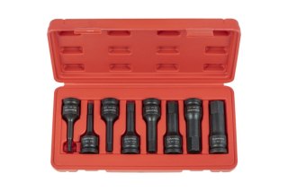 Quatros Zestaw bitów udarowych ampulowych H5-H19 z nasadką 1/2" QS50008