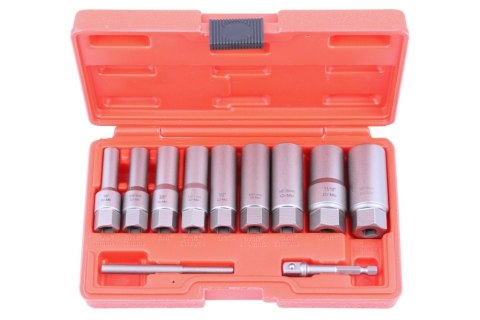 Quatros Zestaw długich nasadek 3/8" do obrobionych śrub 6-19mm QS50929 Quatros Zestaw długich nasadek 3/8" do obrobionych śrub 6-19mm QS50929