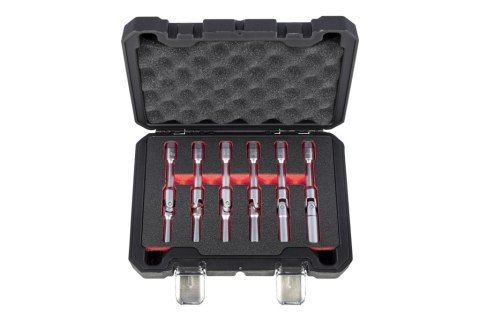 Quatros Zestaw kluczy nasadowych przegubowych 3/8" do świec żarowych QS20377 Quatros Zestaw kluczy nasadowych przegubowych 3/8" do świec żarowych QS20377