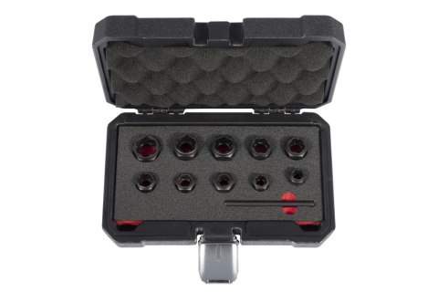 Quatros Zestaw nasadek 3/8" do obrobionych śrub 9-19mm QS50928 Quatros Zestaw nasadek 3/8" do obrobionych śrub 9-19mm QS50928