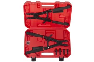 Quatros Zestaw szczypiec do pierścieni Seegera L=400mm QS50868
