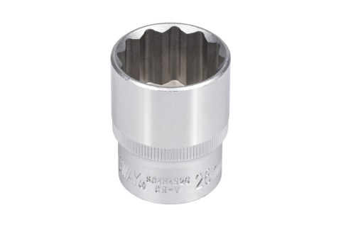 Jonnesway Nasadka 1/2" 12-kątna 26mm S04H4926 Jonnesway Nasadka 1/2" 12-kątna 26mm S04H4926