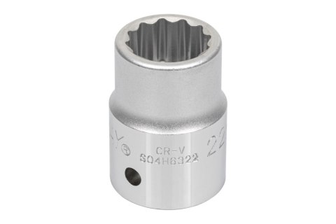 Jonnesway Nasadka 3/4" 12-kątna 22mm S04H6322 Jonnesway Nasadka 3/4" 12-kątna 22mm S04H6322
