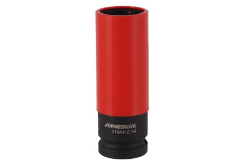 Jonnesway Nasadka udarowa długa 1/2" z magnesem do felg aluminiowych 21mm S18A4121M Jonnesway Nasadka udarowa długa 1/2" z magnesem do felg aluminiowych 21mm S18A4121M