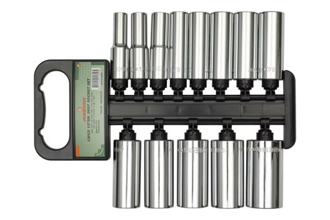 Jonnesway Zestaw 13szt. nasadek długich 1/2" 6-kątnych calowych S05HD4213S Jonnesway Zestaw 13szt. nasadek długich 1/2" 6-kątnych calowych S05HD4213S