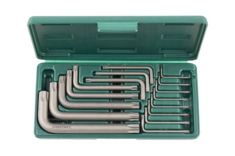 Jonnesway Zestaw 16szt. kluczy wpustowych TORX giętych T6-T70 H0816S Jonnesway Zestaw 16szt. kluczy wpustowych TORX giętych T6-T70 H0816S