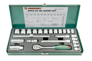 Jonnesway Zestaw 25szt. narzędzi 3/8" S04H3125S