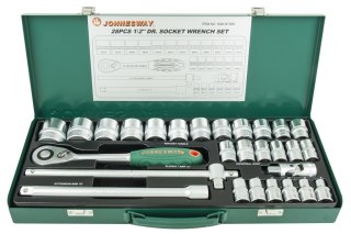 Jonnesway Zestaw 28szt. narzędzi 1/2" S04H4728S